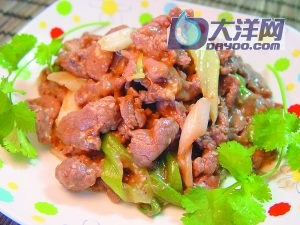 家常蔥爆牛肉的做法(圖解)-