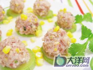 玉米豬肉丸的做法(圖解)-