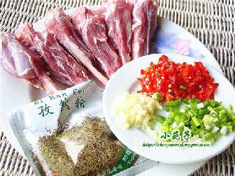 孜然寸骨的詳細做法(圖解)-久久菜譜網