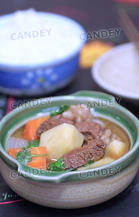 土豆燉牛肉的做法(圖)-