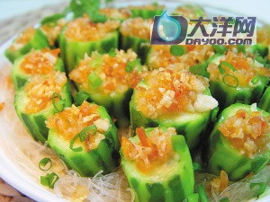 蒜茸蝦米絲瓜的做法(圖解)-