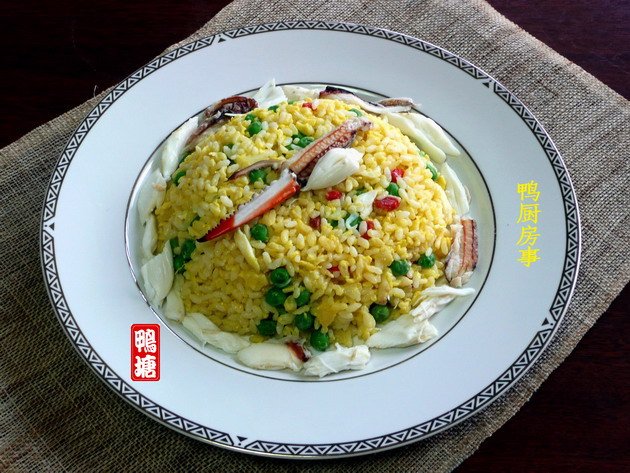 黃金蟹炒飯的詳細做法(圖解)