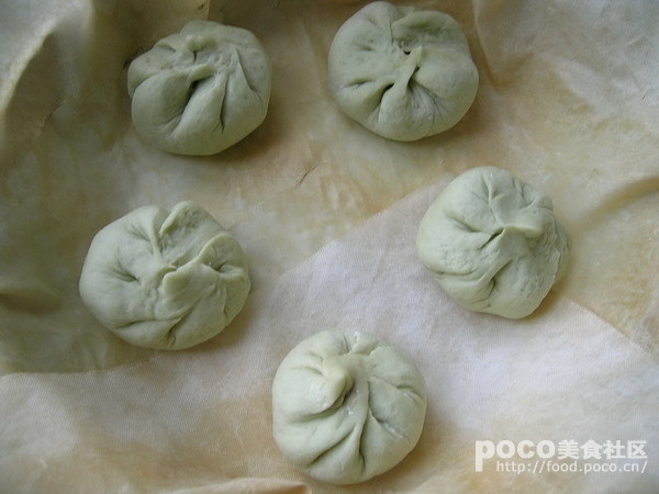 綠茶叉燒包的詳細做法(圖解)