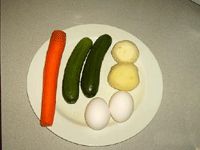 實錄:四天減掉7斤 黃瓜雞蛋法