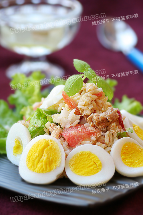 金槍魚米飯沙拉的做法(圖解)-