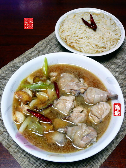 雞湯麵線的詳細做法(圖解)-