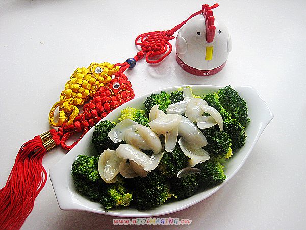 百合炒西蘭花的做法-久久菜譜網