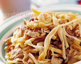 肉絲黃花菜的做法·美食中國圖片-meishichina.com