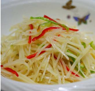 熗土豆絲的做法-久久菜譜網