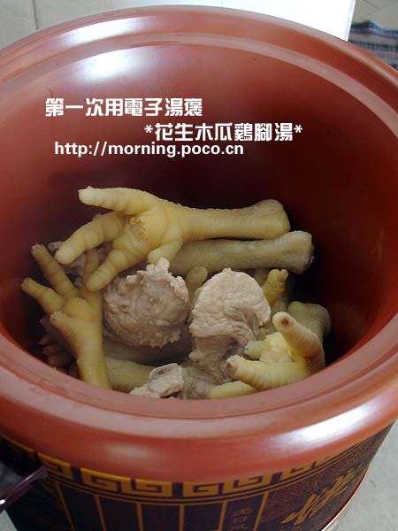 花生木瓜雞腳湯的做法(圖解)-