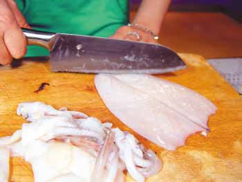 酸辣魷魚