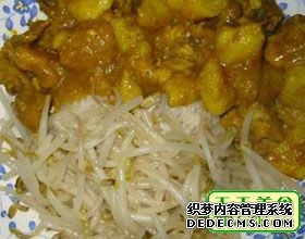咖喱雞飯菜譜圖片
