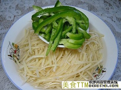 青椒土豆絲製作圖示